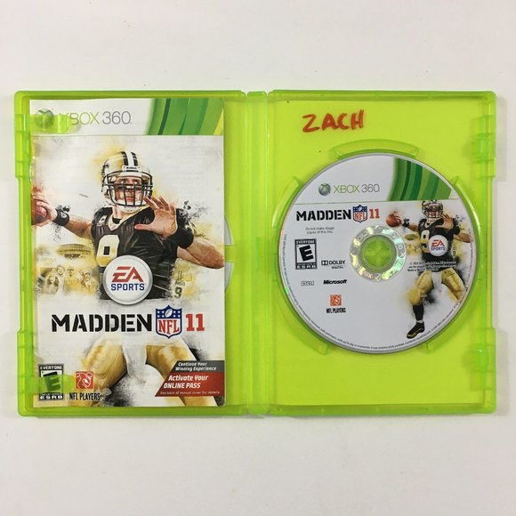 Madden NFL 11 Microsoft Xbox 360 Football Sports Online Multiplayer Video Game - Picture 2 of 3